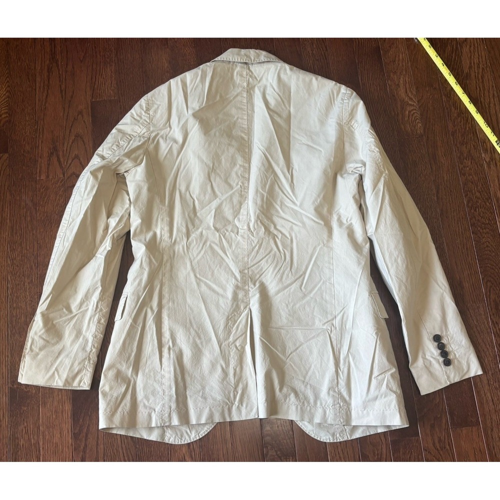NWT Gant Garment Dyed Beige Weekender Fit Mens 38 Cotton Blazer Sportcoat - Picture 6 of 8